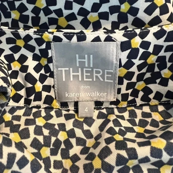 Karen Walker | Sleeveless Daisy Print Dress - Picture 9 of 10